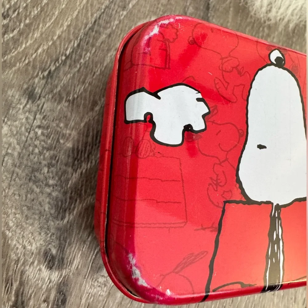 Vintage Red Snoopy Pencil Case